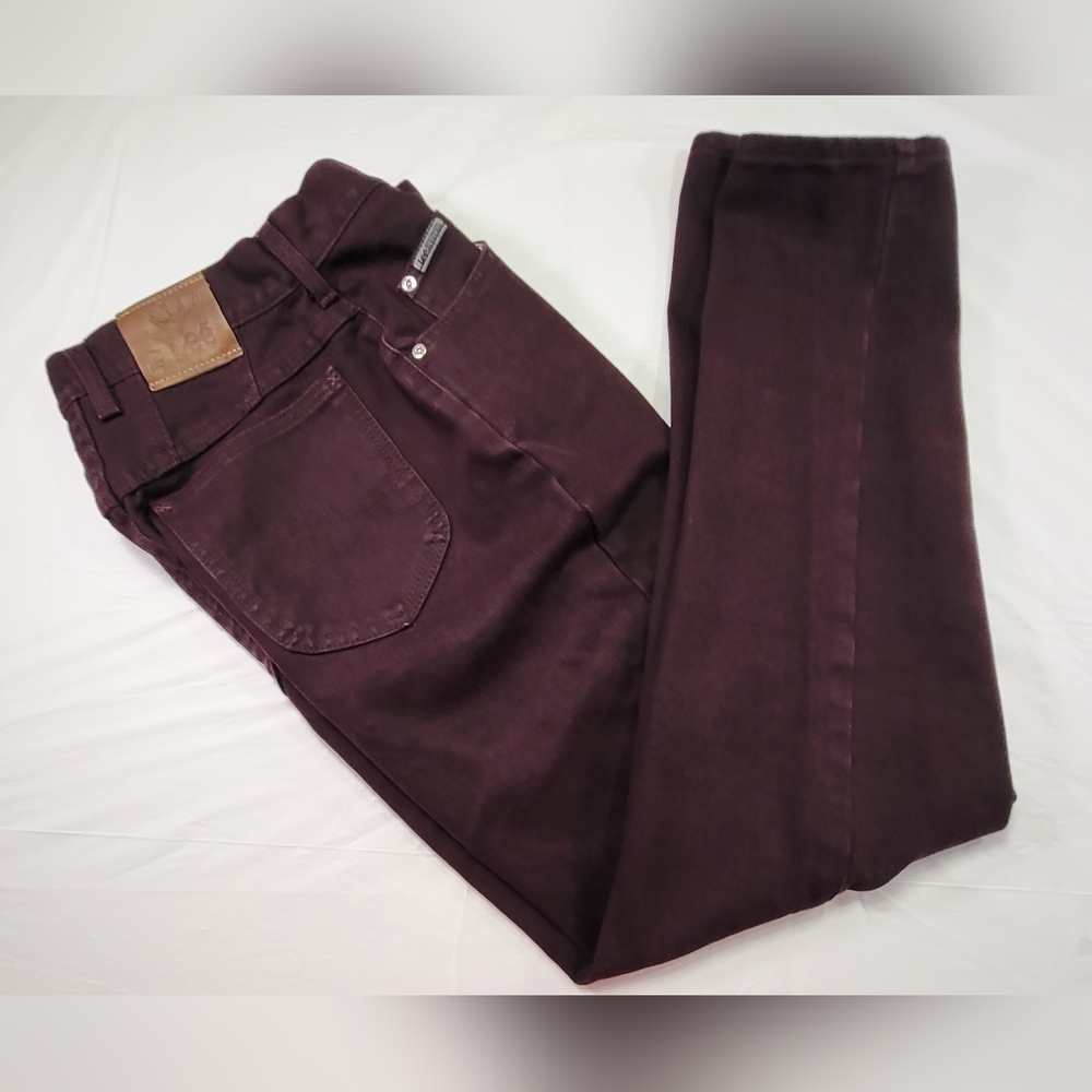 LEE Jeans Purple Denim Women's Size 10 Vintage Riveted Straight Leg